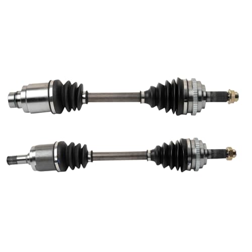 TRQ Front Driver and Passenger Side CV Axle Assembly Set 2 Piece Compatible with 2003-2005 Honda Civic Hybrid - style: CSA33730