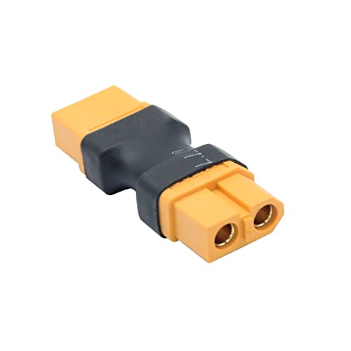 2Pair XT60 Connector Adapter, Expansion Plug, No Wire Adapter,Plug and Play | XT60 Male to Male & XT60 Female to Female No Wire Gold Plated Plug, for RC Lipo Battery Drone Toy Car etc - 4Pcs - style: 2Pair - XT60 Male & Female Plug