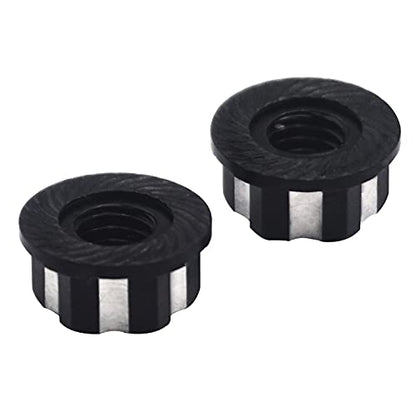 4Pcs Hexagonal Nuts, M4 Aluminum Alloy RC Wheel Hex Nuts Compatible with HSP Sakura D3 D4 1/10 RC Car (Black) - color: Black