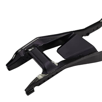 1/30 Aluminum Chassis Rails Frame for AXIAL SCX30 Ford Bronco 4X4 SCX30 Jeep Wrangler JLU 4X4 RC Crawler Car Upgrade Parts (Black) - color: Black