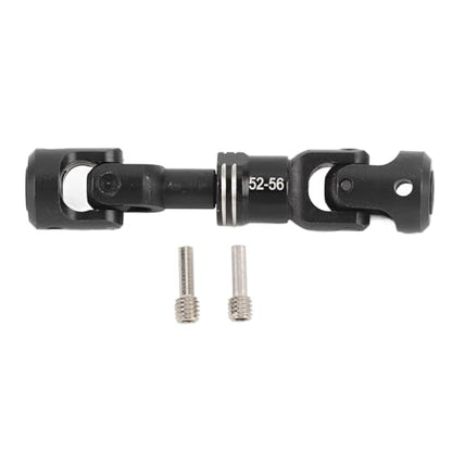 Drfeify RC Drive Shaft, Durable Metal Construction with Included Screws, Crawler Drive Shaft 52-56MM for 1/10 Scale Off-Road RC Enthusiasts and Hobbyists - size: 52-56MM