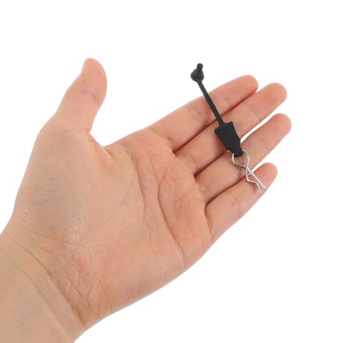 FAVOMOTO 20pcs Rc Car Body Clips Metal Fasteners R-Type Pull Tab Clips Universal Fit for Remote Control Cars and Trucks Shell Removal Accessories
