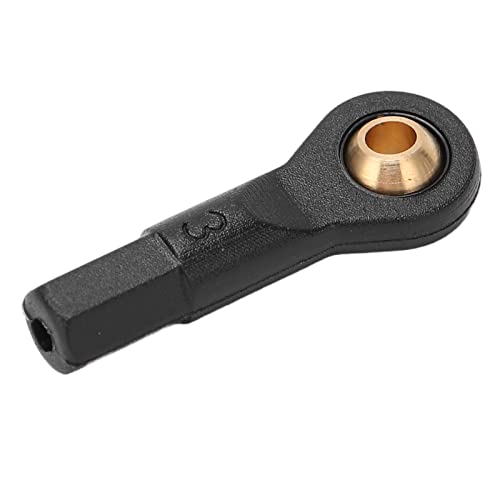 Alomejor 10pcs Rc Tie Rod End Adjustable Rc Ball Linkage Rod End Set 2.5mm Aperture Servo Links Tie Rod Set for 1/10 Rc Car