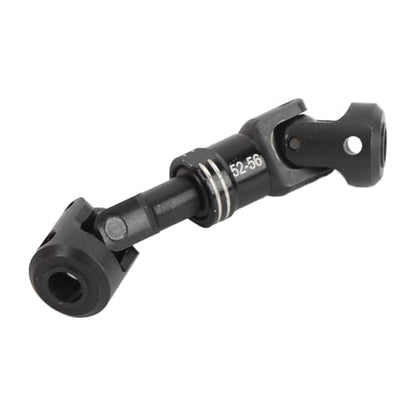 Drfeify RC Drive Shaft, Durable Metal Construction with Included Screws, Crawler Drive Shaft 52-56MM for 1/10 Scale Off-Road RC Enthusiasts and Hobbyists - size: 52-56MM