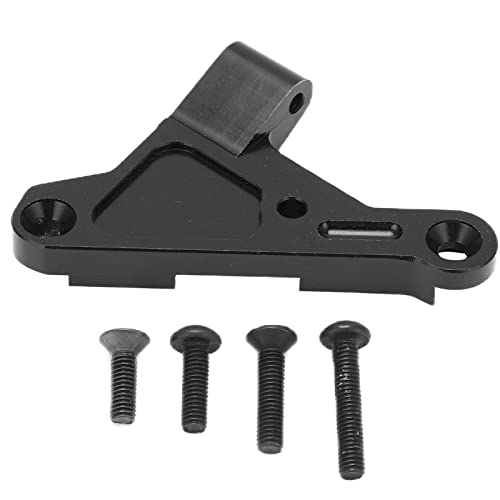RC Sway Bar Mount Set Aluminum Alloy RC Anti Roll Stabilizer Kit for Axial SCX10 III 1/10 Simulation Climbing Car Lightweight Durable Wear Resistant Upgrade Parts (Black) - color: Black
