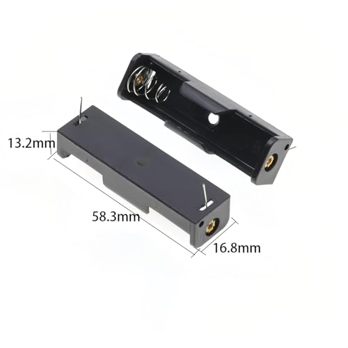 10 Pcs AA Battery Holder 1 Cell PC Pin, Through Hole for PCB Mount Projects 1xAA 1.5V Battery Shell Case Box for Technology Production Toy Models Accessory DIY - size: 1AA PC pin