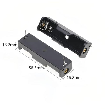 10 Pcs AA Battery Holder 1 Cell PC Pin, Through Hole for PCB Mount Projects 1xAA 1.5V Battery Shell Case Box for Technology Production Toy Models Accessory DIY - size: 1AA PC pin