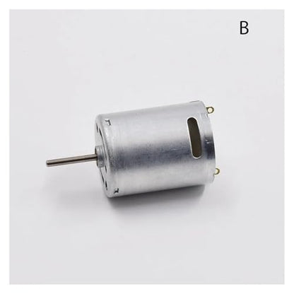 Mini 24mm RK-370 Carbon Brush Motor DC 5V 6V 7.4V High Speed Large Torque Small 370 Engine(C Knurling Shaft) - size: C Knurling Shaft