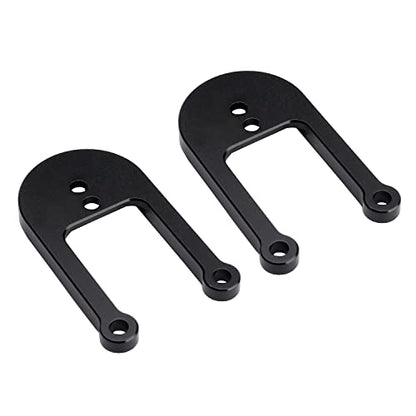 2pcs Aluminum Front/Rear Shock Tower Hoops Bracket Mount for 1/10 RC CAR RC4WD Gelande II Chassis (Front Shock Hoops) - style: Front Shock Hoops