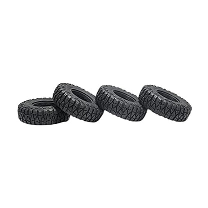 KYX Racing Rubber Tires 54mm x 18mm Tyres Upgrades Parts Accessories for 1/24 RC Crawler Car Axial SCX24(4pcs)