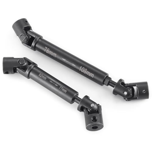Drive Shaft Steel Front Rear Center Shaft | For 1/18 Axial UTB18 Capra 2WD, RC Crawler Car, Upgrade