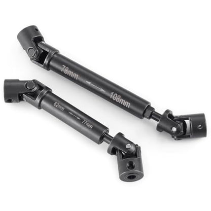 Drive Shaft Steel Front Rear Center Shaft | For 1/18 Axial UTB18 Capra 2WD, RC Crawler Car, Upgrade