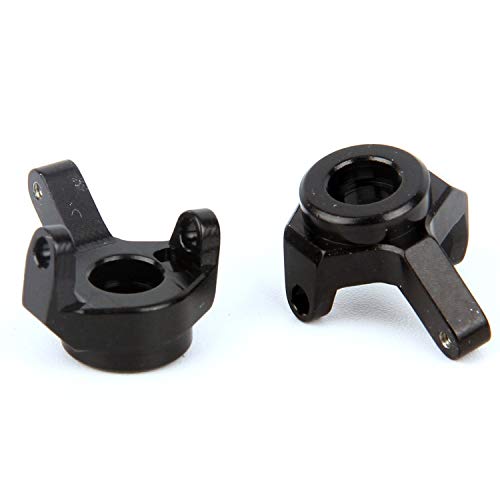 LCX Racing 1/24th RC Crawler Car CNC Machined Aluminum Steering Knuckle Set for Axial AX24 XC-1 SCX24, Upgrades Parts Accessories