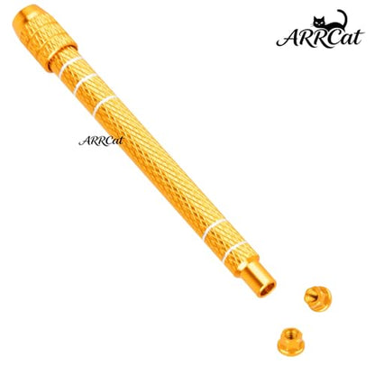 RC Screw Driver Set Tool Kit for 1/30 SCX30,1.5mm/2.0mm Phillips Screwdriver & 1.3mm Hex & T4 Plum & 6Pcs m2 Nut RC Car Repair Screwdrivers Set,for 1/30 SCX30 RC Crawler Truck Buggy,Gold - color: Gold - (Screw Driver Set)
