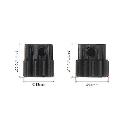 HARFINGTON Mod 1 M1 Pinion Motor Gear Set 2pcs 11T 12T Fit 5mm RC Motor Shaft M1 Pitch Gears for RC Car, with Hex Key - style: 11T 12T