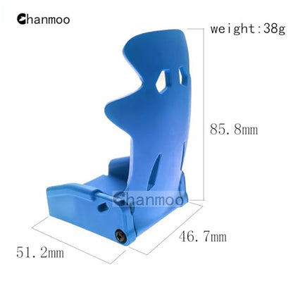 1/10 RC Crawler Car Toy Seats Simulation Plastic Chair Accessories for 1:10 Scale RC Rock Crawler Buggy Truck Car Traxxas TRX4 Axial SCX10 II 90046 RC4WD D90 D110 TF2 Tamiya Gen8 2Pcs (Red A) - color: Red a