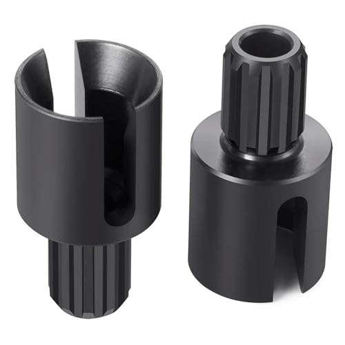 RC Car Differential Cup for X-Maxx 8S 77086-4 for Buggy 1/5 1Pair Metal Diff Drive Cup RC Trucks Car Upgrade Parts Model Accessories Modified Crawlers(Single) - size: Single