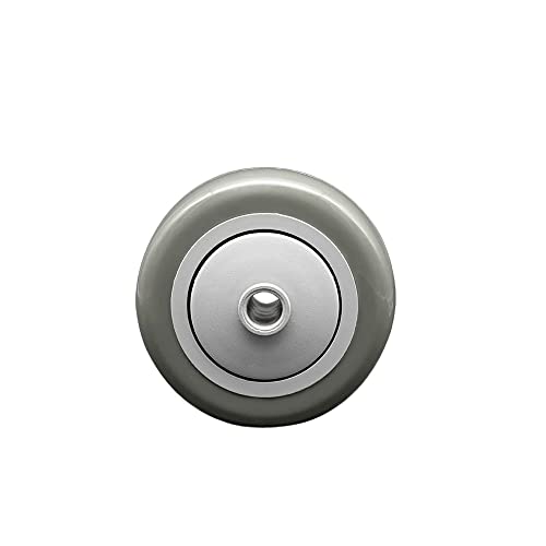 Service Caster Brand Replacement Wheel for Grainger Wheel 1KA89-3.5 Inch Gray Polyurethane Wheel Only with Precision Ball Bearing - 3/8" Bore - Fits Shopping Carts and Platform Trucks - color: 3.5" Wheel - Gray, size: 1KA89