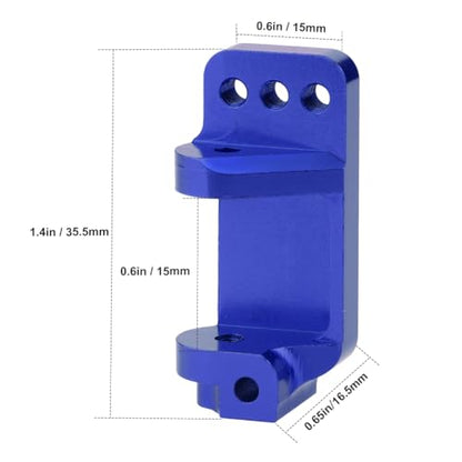 Hobbypark Aluminum Alloy Caster Blocks for RC 1/10 Traxxas 2WD Slash, Stampede, Rustler, Nitro Slash, Replacement of Part 3632 (Navy Blue) - color: Navy Blue