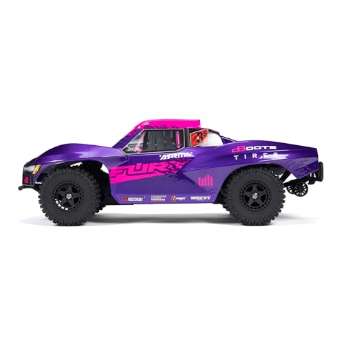 ARRMA RC Truck 1/10 FURY 2wd 223S BLX Brushless Short Course Truck RTR (Battery and Charger Not Included) with DSC, Purple, ARA3521T3 - color: Purple
