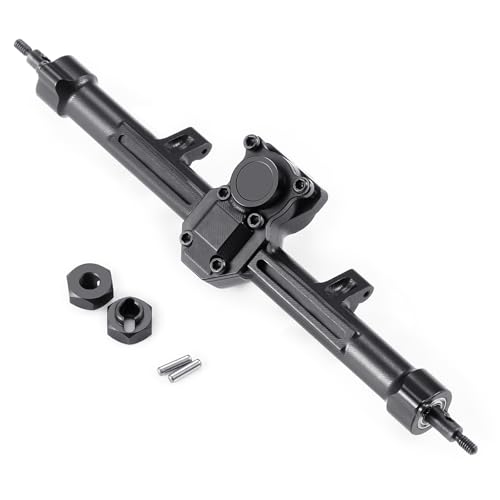 Aluminum Rear Axles +4mm Extended for Axial SCX24 Deadbolt JLU C10 Gladiator 1/24th RC Crawler Car Upgrades Parts - color: Rear Axle