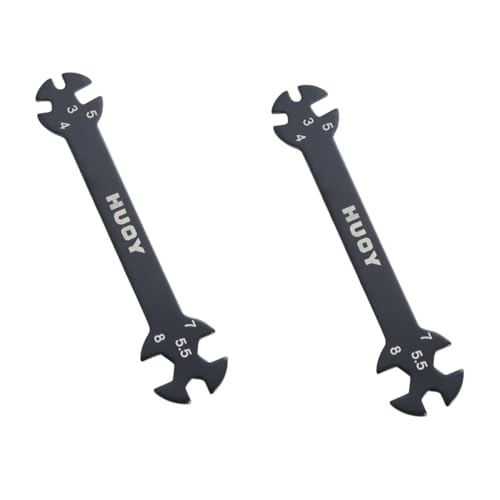 DOITOOL 2pcs Multifunctional Car Rod Wrench Tool Durable Turnbuckle Tool for Easy Repairs and Maintenance of Automotive Accessories