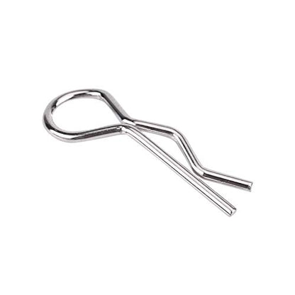 50PCS Stainless Steel RC Body Clips Pins, 1/10 1/12 1/16 Scale Metal RC Car Body Clip Pins for RC Car Truck Cler