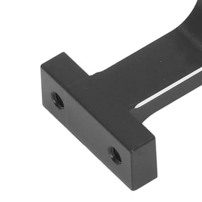 RC Transfer Case Crawler Transmission Gearbox Upgrade Parts with 5mm Steel D Shaped Shaft for 1/10 RC Crawler Sturdy Aluminum Alloy RC Transmission Gearbox for Racing (Black) - color: Black