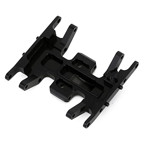 INJORA Brass Skid Plate for 1/24 RC Crawler Axial SCX24（Black） - color: Black