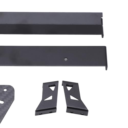 Aluminum Alloy Rear Wing Tail Spoiler for 1/10 RC On-Road Racing Drift Car, Aerodynamic Design, Adjustable Angle, Easy Installation, Durable, Improves Handling
