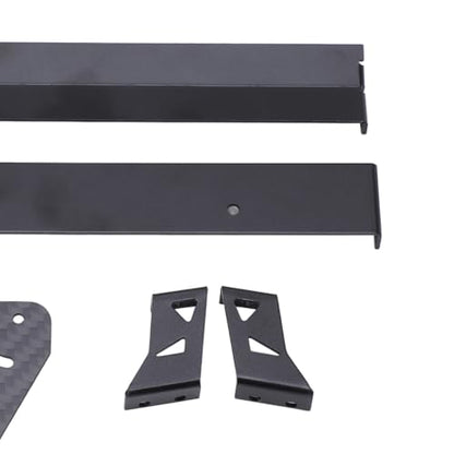 Aluminum Alloy Rear Wing Tail Spoiler for 1/10 RC On-Road Racing Drift Car, Aerodynamic Design, Adjustable Angle, Easy Installation, Durable, Improves Handling