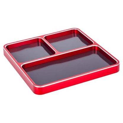 RC Car Repair Kit Rc Car CNC Aluminum Screw Tray with Removable Magnet Sheet 98X98X10Mm Organizer Boats Upgrade Repair Modify Parts - color: Red