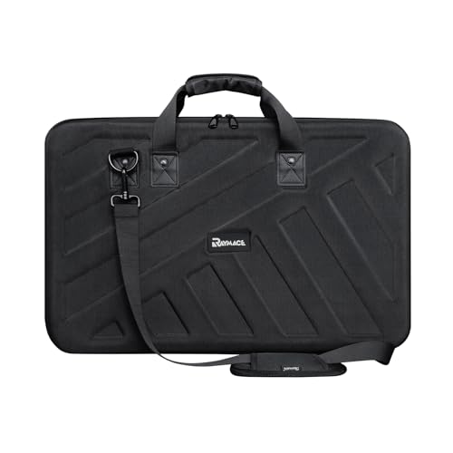 RAYMACE Lightweight Molded EVA Storage Case, DJ Controller Case | Shockproof Foam and Shoulder Strap(22.8x14.6x3.5Inch) - size: 22.8 x 14.6 x 3.5 Inch