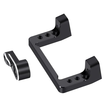QUE-T Aluminium Servo Mount with Servo Arm for LOSI 1/16 Mini-B 2WD Buggy