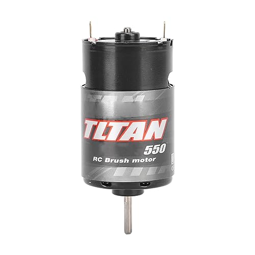 Changor 550 Motor High Speed RC Brushed Motor with Reduction Gearbox for 1/14 1/10 RC Crawler DIY (35T) - size: 35T