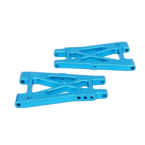 RC Swing Arm Part for Kyosho for Optima 4Wd 1/10 2PCS Aluminum Rear Lower Suspension Arm Upright Set Rc Model Car for Buggy Off-Road Repair Parts(Blue) - color: Blue