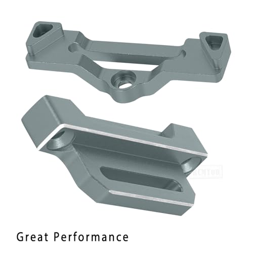 RC Upgrades Part Aluminium Alloy Battery Mount Plate Tray Battery Holder Mount for 1/10 Slash 2WD/Slash 2WD VXL/F0rd F-15O Raptor 2WD,Tall Battery Holder Mount Hold Down,Titanium(#5827) - color: Titanium-(upgrades Part)