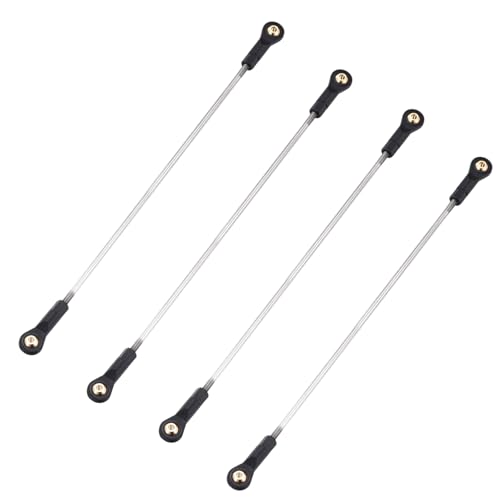 MECCANIXITY 2Pcs Adjustable Turnbuckles Camber Links, 234-244mm Turnbuckle Rod Steering Servo Linkage with M3 Ball Head Rod Ends for RC Car Replace Parts DIY - size: 234-244mm