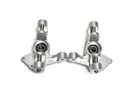 CNC Alu7075 Front Spindle Knuckle for LOSI Super Rock Rey 1/6 8S (Silver) - color: Silver