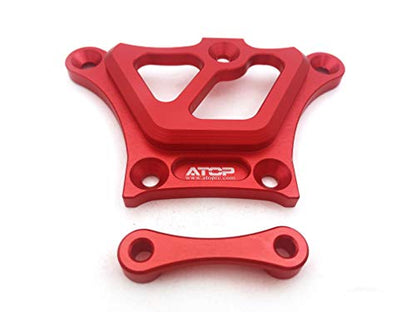 ATOP RC Front top Chassis Brace V2 for Losi 5ive-T/ 2.0 and Mini (Red)