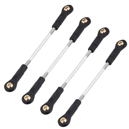 MECCANIXITY 2Pcs Adjustable Turnbuckles Camber Links, 89-99mm Turnbuckle Rod Steering Servo Linkage with M3 Ball Head Rod Ends for RC Car Replace Parts DIY - size: 89-99mm