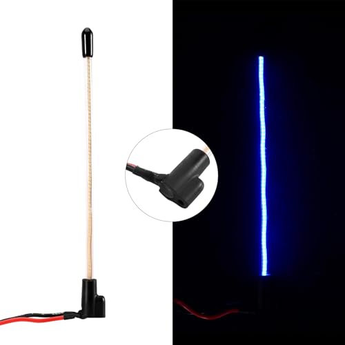 INJORA LED Whip Light Bottom Fixed for 1/18 1/24 RC Crawlers (Ice Blue) - color: Ice Blue
