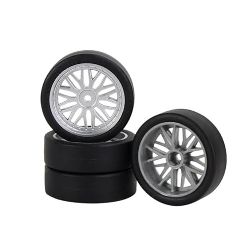 RC Car Accessories for Ldrc for AE86 1/18 RC Car Upgrade Parts 4Piece 32Mm RC Drift Tire Wheel Hard Tyre Parts Accessories RC Car Replacement DIY Parts