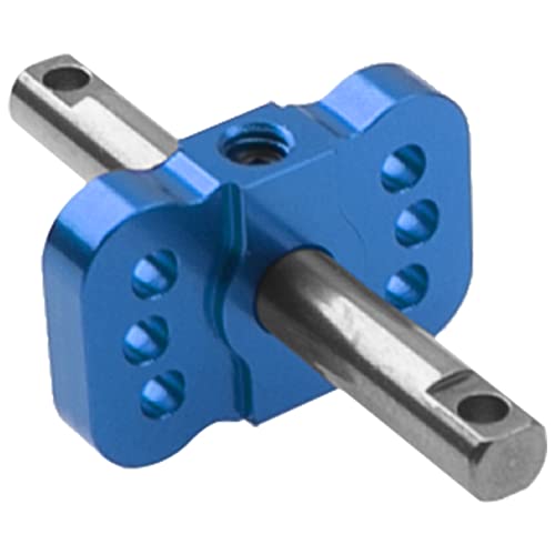 Aluminum RC Differential Locker Spool 2WD Diff Locker Mounts Upgrades Part Compatible with 1/10 Traxxas Slash 2WD Rustler Stampede 2WD Bandit 2WD 1/10 RC Car (Blue) - color: Blue