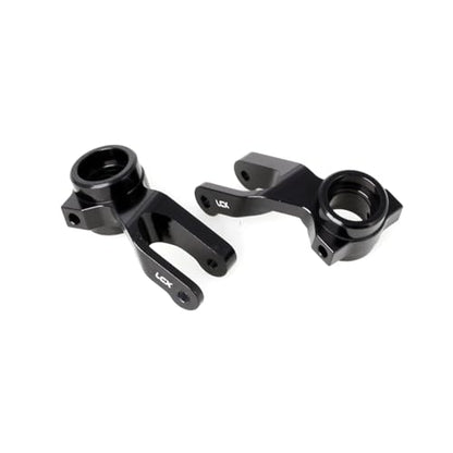 LCX Racing 1/10 RC Crawler Car Front Steering Knuckle Steering Block for RC Truck Arrma Fury, Upgrades Parts Accessories (Black) - color: Black
