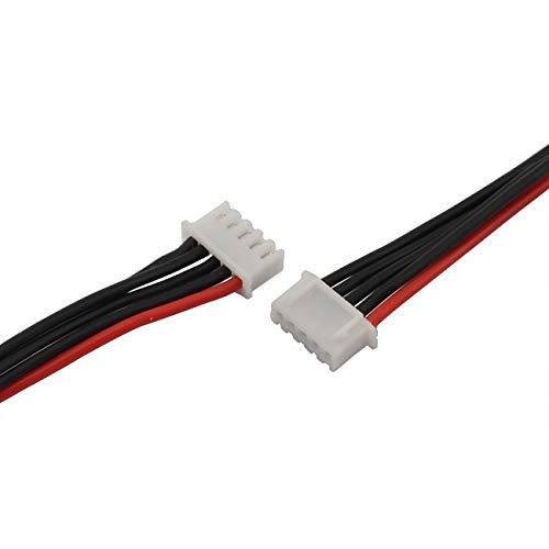 2pcs 15cm JST-XH 4S LiPo Balance Power Cable Connector 22AWG Extended Charging Wire Male Female Plug for RC Drone FPV Quadcopter Rechargeable Lipo Battery Charger DIY - size: 4S
