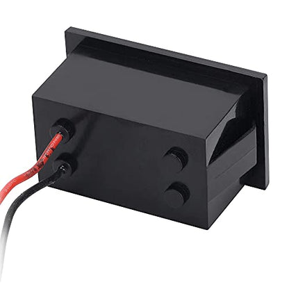 Waterproof Voltage Meter,Blue LED Digital Display Volt Gauge DC5-130V | 12V 24V 36V 48V 60V 72V Golf Cart,Car, Motorcycle，Boats Battery Meter