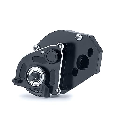 MORLORDY RC Metal Two Speed Transmission Case Gearbox Assembly for 1/24 RC Crawler Car Axial SCX24 Upgrades Parts Accessories