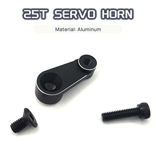 Brass Steering Links Aluminum Servo Horn and Servo Mount for 1/18 TRX4M RC | Upgrade Parts for TRX-4M,Weighted Rod Tie Linkage,CNC Machined,Easy Assembly,Precision Fit