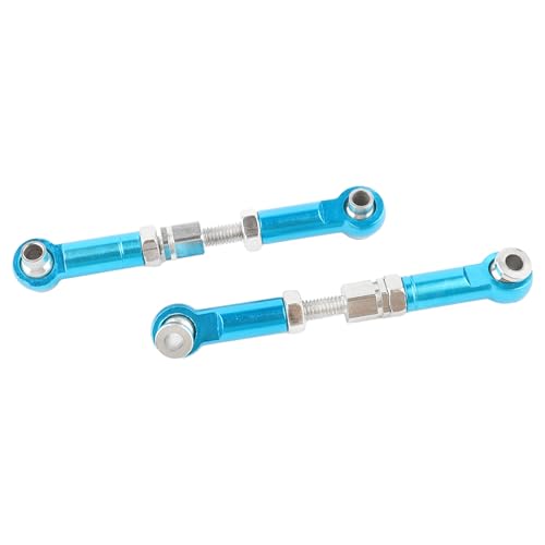 RC Upgraded Aluminum Adjustable Pull Rod Linkages Arm Tie Rod 16431 Spare Parts for H16GT H16DR H16BM H16R H16P H16E 16208 16209 16210 HB17 HB27 HP161S H17 H16P M161 M164 H16PL JC16EP Cars - color: Upgraded